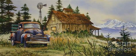 Vintage Country Landscape Painting by James Williamson - Fine Art America