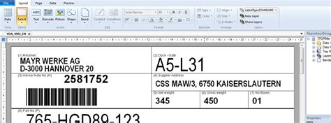 Label Printing Software TFORMer: Barcode Label and Form Printing