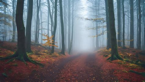 Autumn Forest Trees Landscape Free Stock Photo - Public Domain Pictures