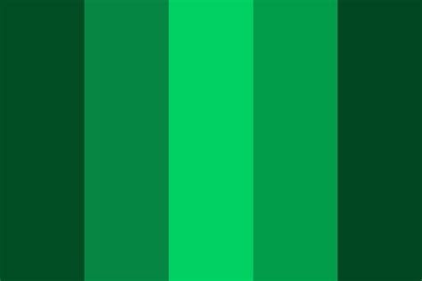 Emerald green Color Palette