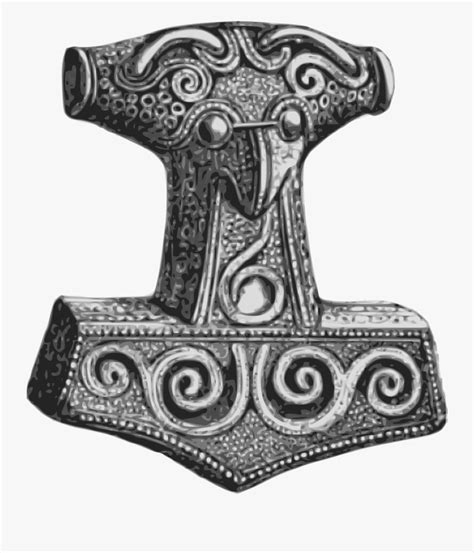 Thor Hammer Norse Mythology , Free Transparent Clipart - ClipartKey