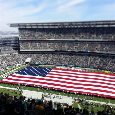 US flag football stadium tilt-shift | Free Photo - rawpixel