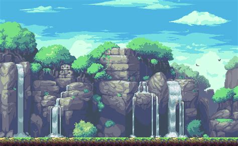 Pixel Art Landscape Pixel Art Background Pixel Art Games | Images and ...