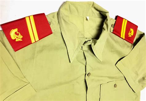 Cuban Army Officer Cadet Uniform with Shoulder Boards - Enemy Militaria