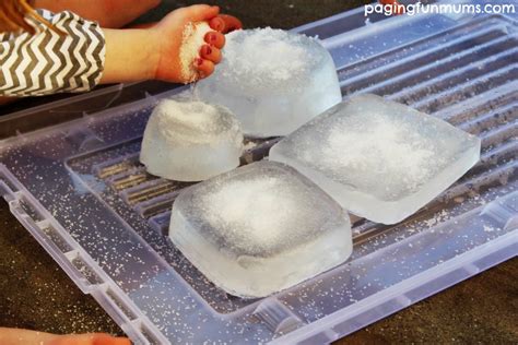 Melting Ice & Salt Science Experiment