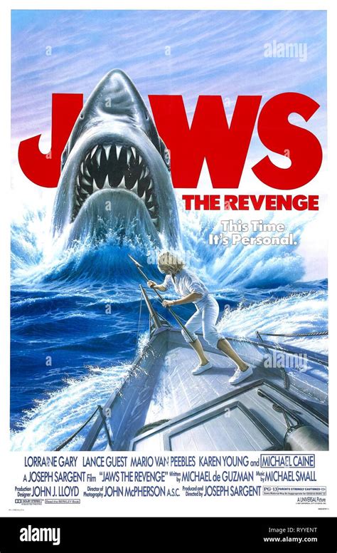 MOVIE POSTER, JAWS: THE REVENGE, 1987 Stock Photo - Alamy