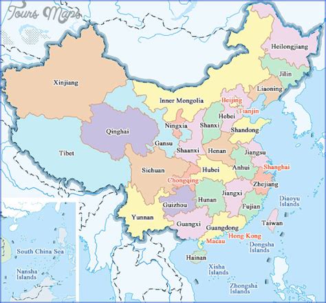 SHENZHEN PROVINCE MAP - ToursMaps.com