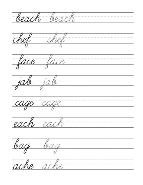 Cursive Alphabet Grade 3 – AlphabetWorksheetsFree.com