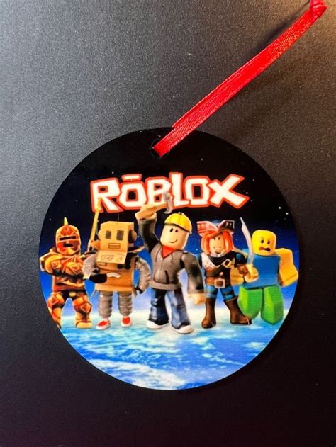 Roblox Round Christmas Ornament New | Mercari | Christmas decorations ...