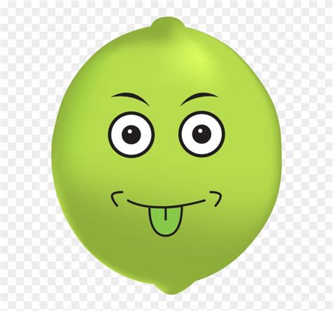 Download Lime Emoji-18 - Smiley Clipart Png Download - PikPng