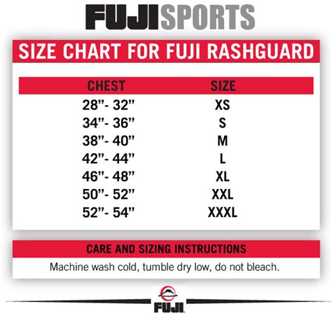 Fuji Bike Size Chart