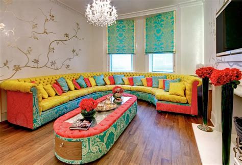 Cozy Living Room Designs With Colorful Sofas