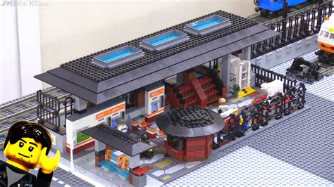 LEGO train station MOC home stretch