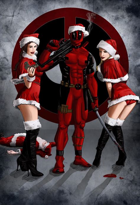 Deadpool Christmas by jphelms on DeviantArt