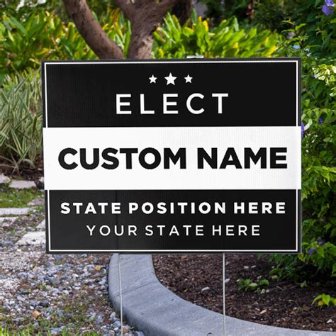 Generic Custom Political Yard Sign - CustomSigns.com