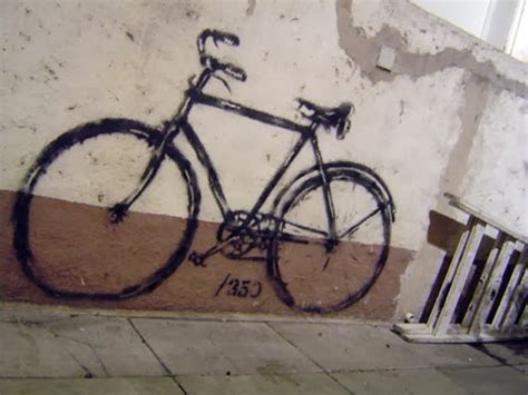 Perth Vintage Cycles: Bicycle Art - Road Graffiti