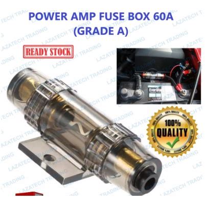 POWER AMP FUSE BOX (GRADE A) (60Amp) | Shopee Malaysia