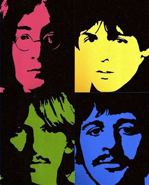 THE BEATLES ANDY WARHOL Pop Artists, Pop Art Art Print | lupon.gov.ph