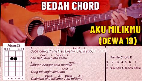 Chord Gitar Dewa 19 Aku Milikmu Terbaik 2024