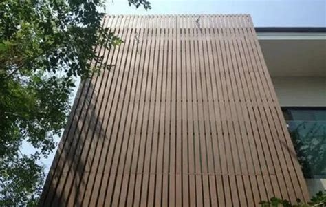 Exterior WPC Wall Cladding - Wpc Louvers Exterior Cladding Wholesaler from Hyderabad