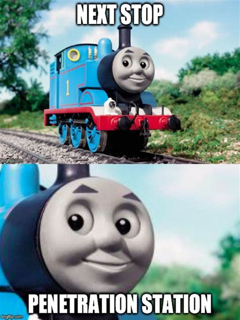 Thomas The Train Meme Face - Factory Memes