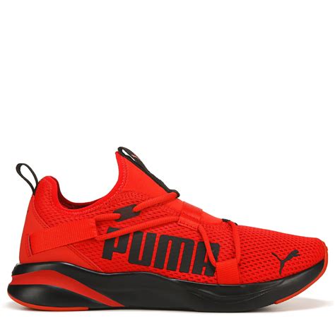 PUMA Rubber Softride Rift Slip-on Sneakers in Red/Black (Red) for Men - Lyst