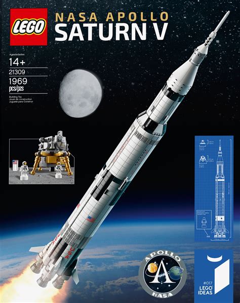 LEGO 21309 NASA Apollo Saturn V | Nasa apollo, Nasa, Lego