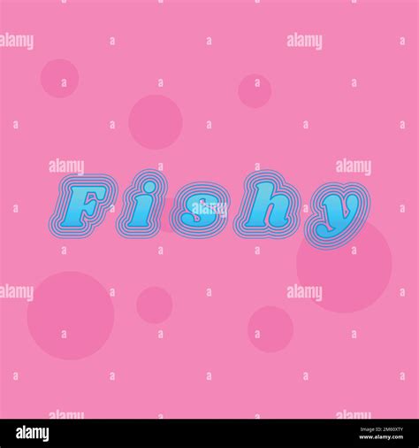 Fishy retro font typography vector Stock Vector Image & Art - Alamy