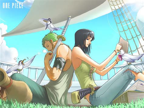 ♥˚Zobin-Zoro x Robin˚ღ - Nico Robin Wallpaper (36424599) - Fanpop