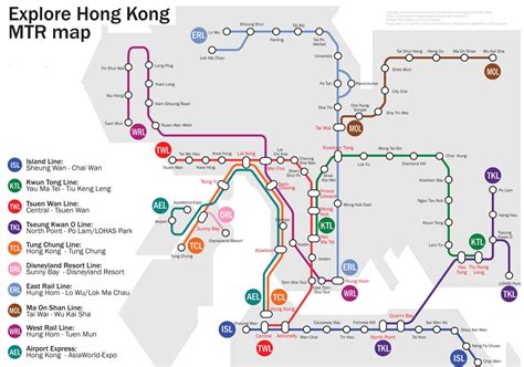 Hong Kong MTR Map 2012-2013 | Printable HK & Kowloon subway and other public transportation maps