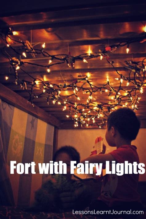 Fort with Fairy Lights