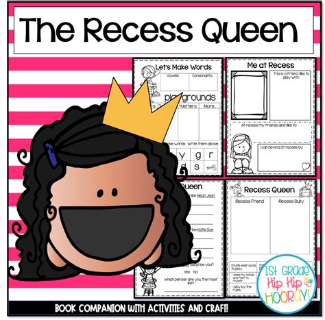 Book Companion for The Recess Queen with Safety Activities and Crafts