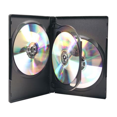 USDM Multi Disc DVD Case 4-10 Black - CDROM2GO