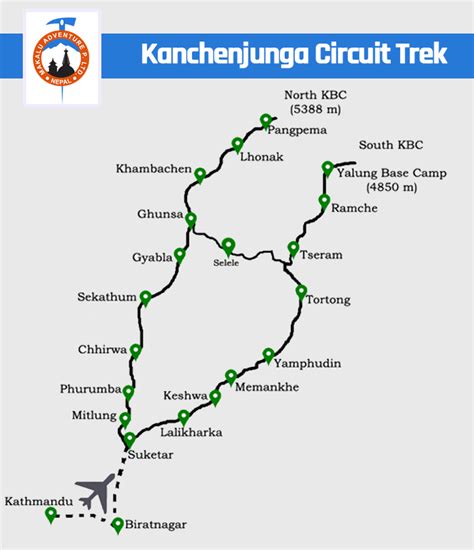 Kanchenjunga National Park Map