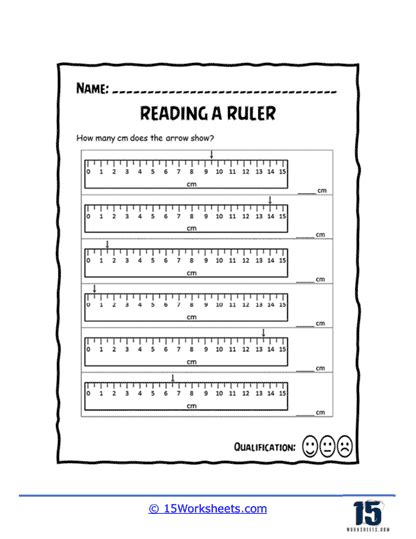 Reading Rulers Worksheets - 15 Worksheets.com