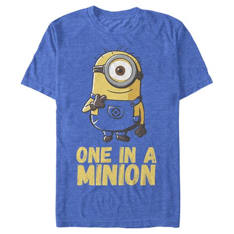 Despicable Me - Men's Despicable Me Minions One In A Minion T-Shirt ...