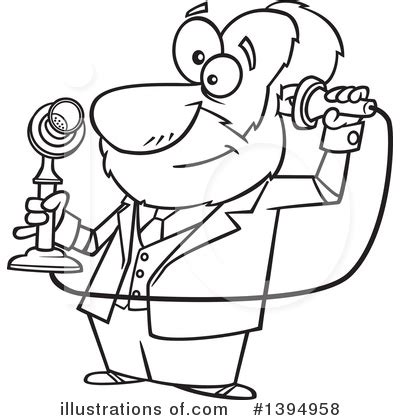 Inventor Clipart #1095421 - Illustration by toonaday