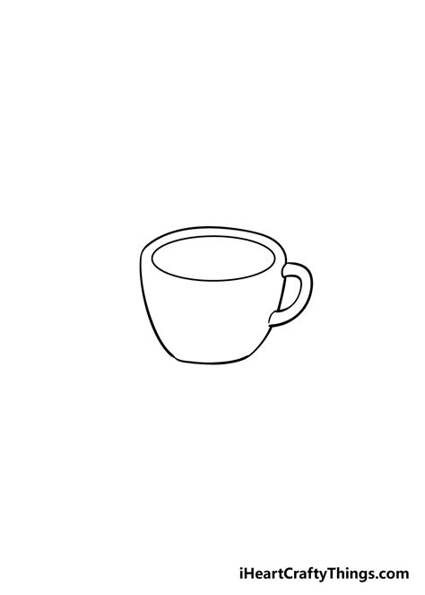 Coffee Cup Drawing - How To Draw A Coffee Cup Step By Step