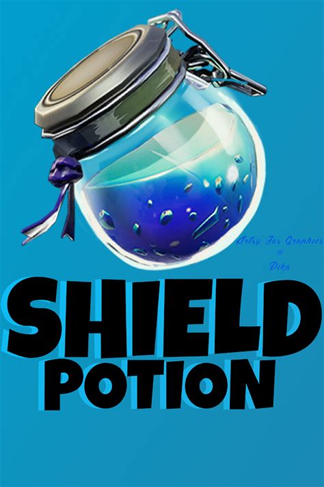 Fortnite Shield Potion Poster Digital Version | Etsy