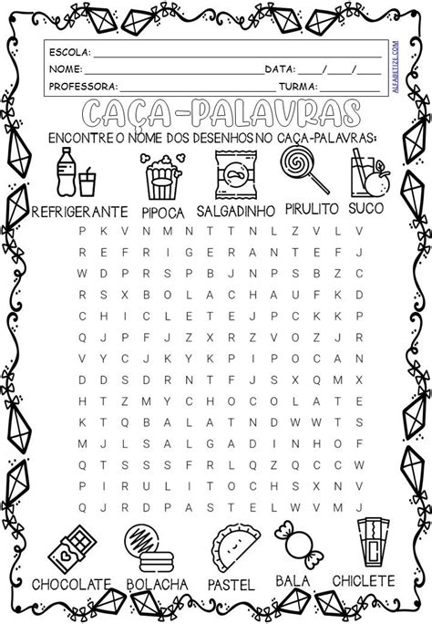 SEQUÊNCIA DITÁTICA DIA DAS CRIANÇAS 2022 15 Word Search Puzzle, Diagram ...