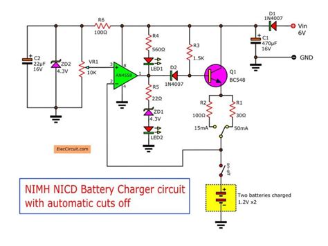 12v Nimh Battery Charger Circuit Diagram