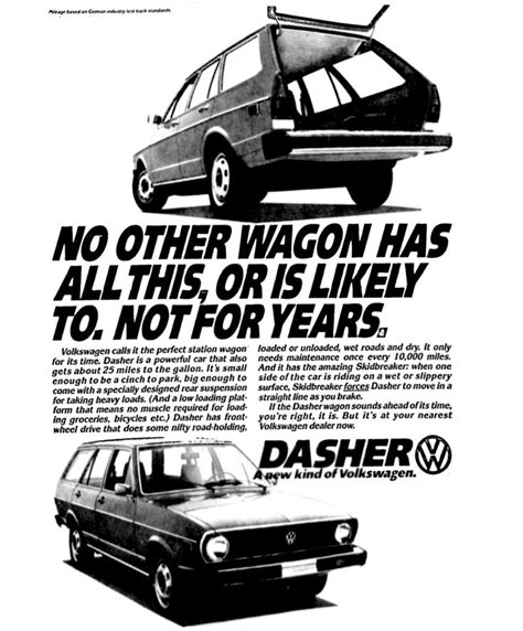 VW Volkswagen Dasher - 1974 | Vw volkswagen, Volkswagen, Dasher