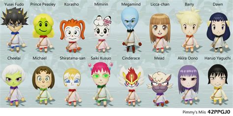 Discover 61+ anime mii characters - in.cdgdbentre