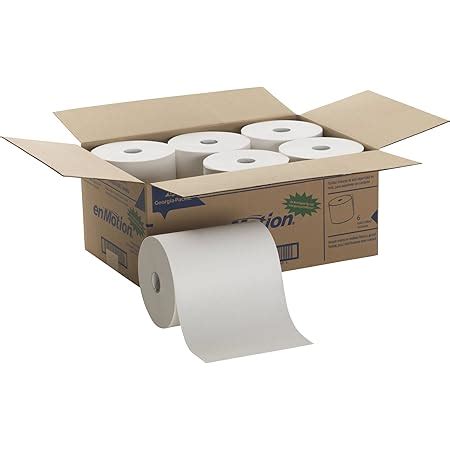 Amazon.com: enmotion 647204 enmotion Hardwound Paper Towels 1-Ply 6 Rolls/Carton (89460)