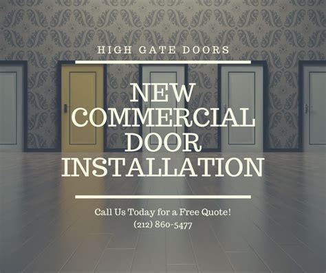 New Commercial Door Installation