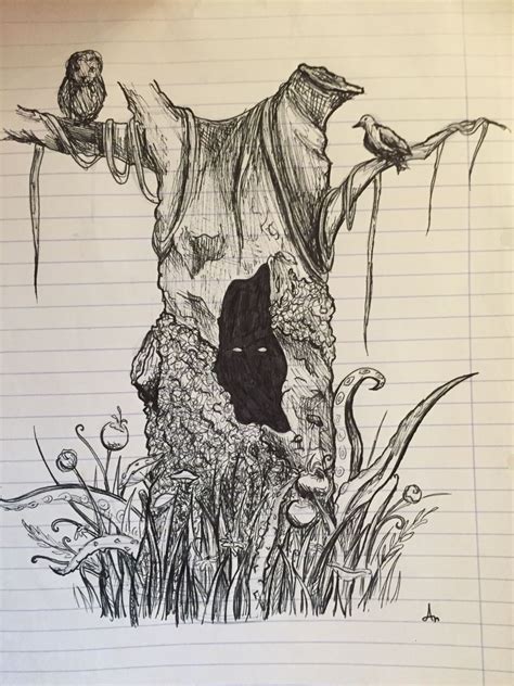 Horror Tree | Drawings, Horror, Moose art