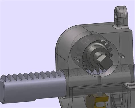 solidworks rack & pinion motion study animation - YouTube