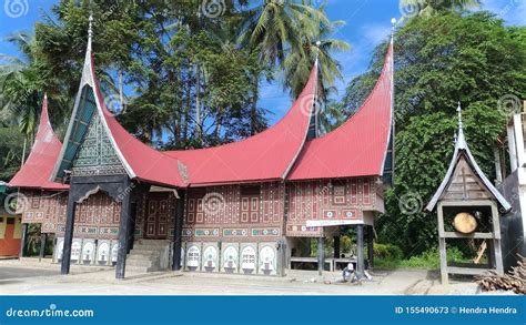 Minangkabau Gadang House, a Beautiful of Architecture Stock Image ...