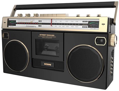 Buy Ion Audio 1980S-Style Portable Bluetooth Boombox AM/FM Radio Cassette Player Recorder, VU ...