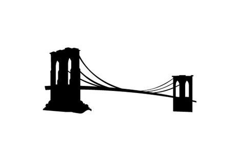 Brooklyn Bridge Silhouette SVG Cut file by Creative Fabrica Crafts · Creative Fabrica